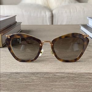 Miu Miu Tortoise Sunglasses